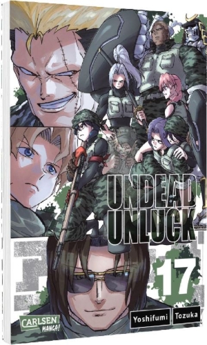 Buchcover und Innenansicht für das Buch: Undead Unluck