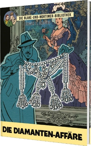 Buchcover und Innenansicht für das Buch: Blake & Mortimer - Tome 10 - L'Affaire du Collier