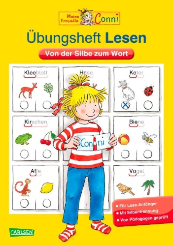 Buchcover und Innenansicht für das Buch: Conni Gelbe Reihe: Übungsheft Lesen