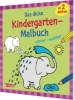 Buchcover und Innenansicht für das Buch: Ausmalbilder für Kita-Kinder: Das dicke Kindergarten-Malbuch: vorher und nachher