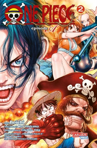 Buchcover und Innenansicht für das Buch: One Piece episode A