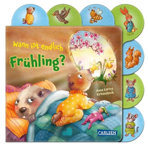 Buchcover und Innenansicht für das Buch: Wann ist endlich Frühling?