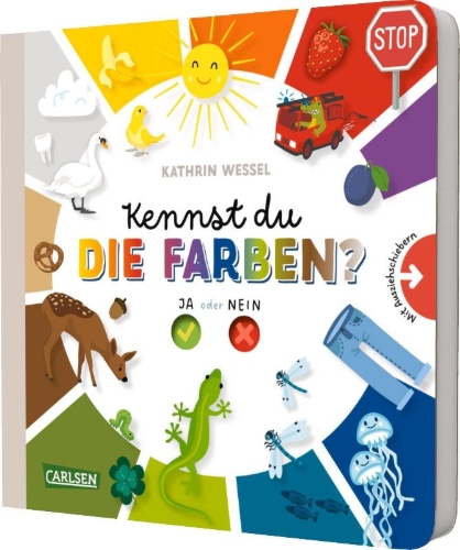 Buchcover und Innenansicht für das Buch: Kennst du die Farben?