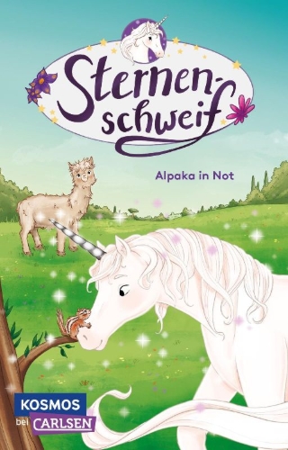 Buchcover und Innenansicht für das Buch: Sternenschweif 68: Alpaka in Not