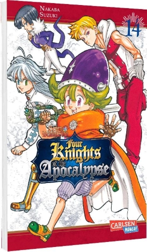 Buchcover und Innenansicht für das Buch: Mokushiroku no yonkishi