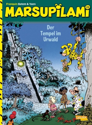 Buchcover und Innenansicht für das Buch: Marsupilami 8 - Le Temple de Boavista
