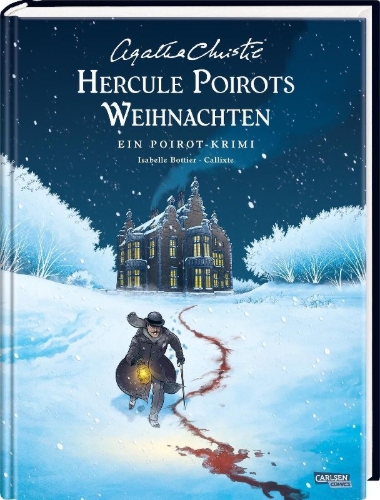 Buchcover und Innenansicht für das Buch: Hercule Poirot - Le Noel d'Hercule Poirot
