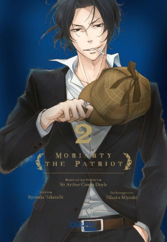 Buchcover und Innenansicht für das Buch: Yuukoku no Moriarty