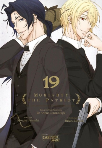 Buchcover und Innenansicht für das Buch: Yuukoku no Moriarty