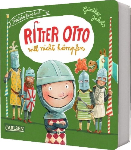Buchcover und Innenansicht für das Buch: Ritter Otto will nicht kämpfen