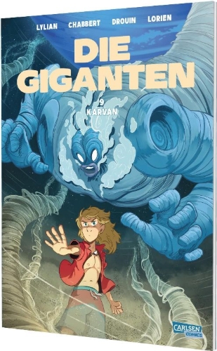 Buchcover und Innenansicht für das Buch: Les Géants Tome 9 : Karvan