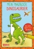 Buchcover und Innenansicht für das Buch: Mein Malblock: Dinosaurier