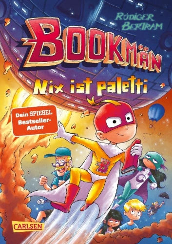 Buchcover und Innenansicht für das Buch: Bookmän: Nix ist paletti