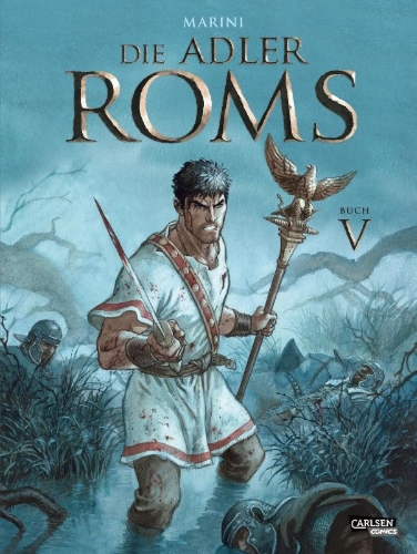 Buchcover und Innenansicht für das Buch: Les aigles de Rome - Livre V