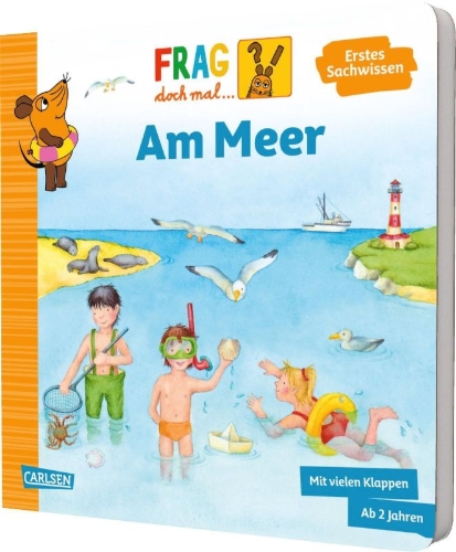 Buchcover und Innenansicht für das Buch: Frag doch mal ... die Maus: Am Meer