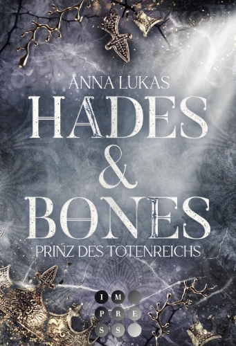 Buchcover und Innenansicht für das Buch: Hades & Bones: Prinz des Totenreichs