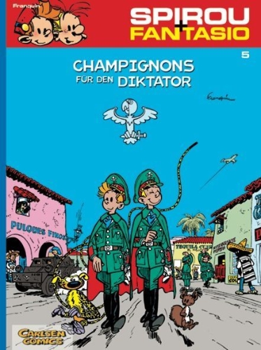 Buchcover und Innenansicht für das Buch: Le Dictateur et le Champignon