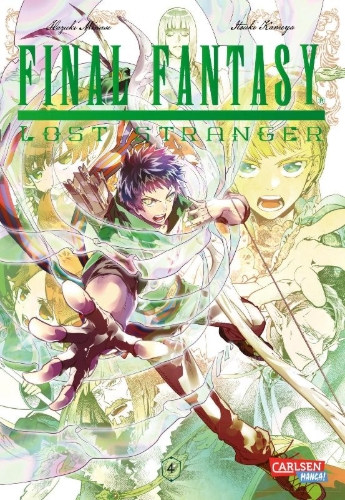 Buchcover und Innenansicht für das Buch: Final Fantasy Lost Stranger