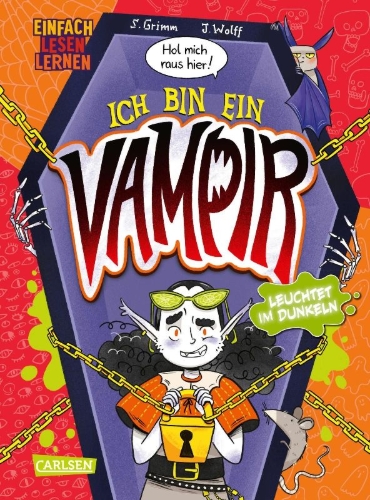 Buchcover und Innenansicht für das Buch: Hol mich raus hier! Ich bin ein Vampir!