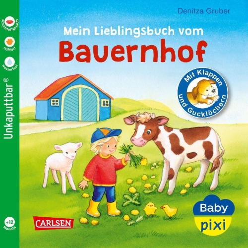 Buchcover und Innenansicht für das Buch: Baby Pixi (unkaputtbar) 69: Mein Lieblingsbuch vom Bauernhof