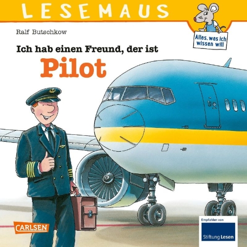 Buchcover und Innenansicht für das Buch: Ich hab einen Freund, der ist Pilot