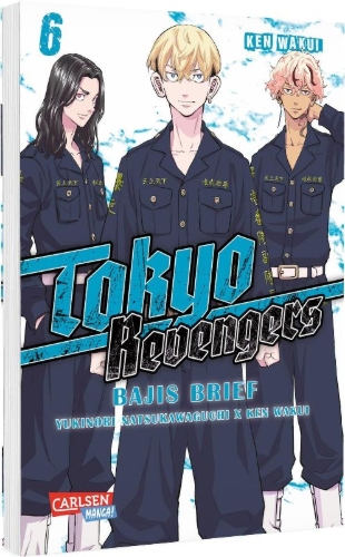 Buchcover und Innenansicht für das Buch: Tokyo Revengers - Baji Keisuke kara no Tegami