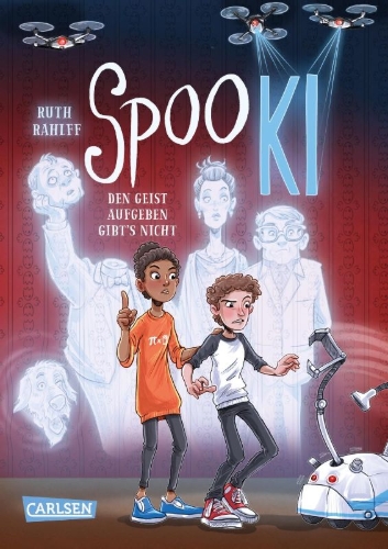 Buchcover und Innenansicht für das Buch: SpooKI: Den Geist aufgeben gibt's nicht!
