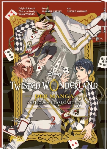 Buchcover und Innenansicht für das Buch: Twisted Wonderland