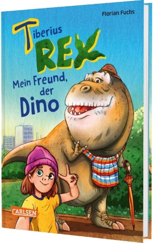 Buchcover und Innenansicht für das Buch: Tiberius Rex 1: Mein Freund, der Dino