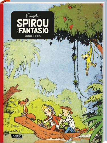 Buchcover und Innenansicht für das Buch: Spirou und Fantasio Gesamtausgabe Neuedition 3