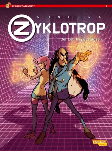Buchcover und Innenansicht für das Buch: Zorglub - L'apprenti méchant