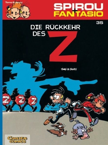 Buchcover und Innenansicht für das Buch: Le réveil du Z