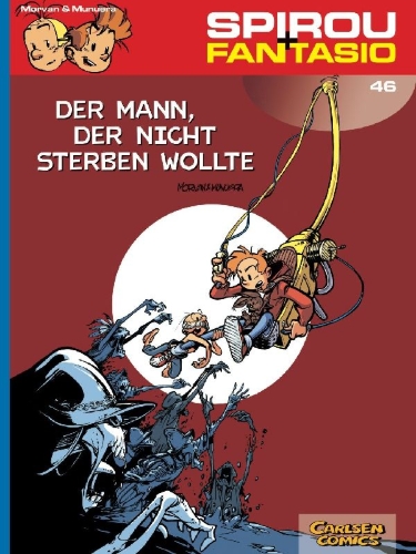 Buchcover und Innenansicht für das Buch: L`homme qui ne voulait pas mourir  Band 48