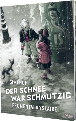 Buchcover und Innenansicht für das Buch: La neige était sale