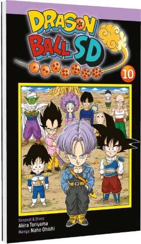Buchcover und Innenansicht für das Buch: Dragon Ball SD