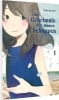 Buchcover und Innenansicht für das Buch: Aoi Uroko to Suna no Machi