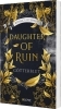Buchcover und Innenansicht für das Buch: Daughter of Ruin. Götterblut