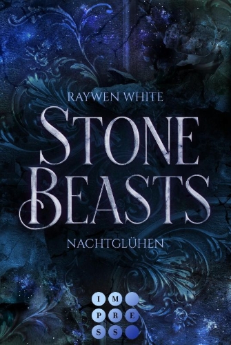 Buchcover und Innenansicht für das Buch: Stone Beasts 2: Nachtglühen
