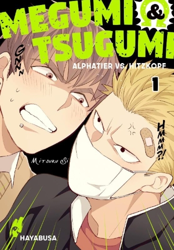 Buchcover und Innenansicht für das Buch: Megumi to Tsugumi