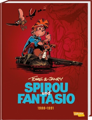 Buchcover und Innenansicht für das Buch: Spirou und Fantasio Gesamtausgabe 15: 1988-1991