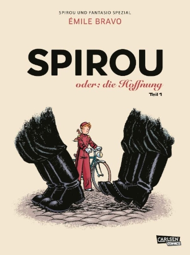 Buchcover und Innenansicht für das Buch: Spirou ou l'espoir malgré tout: Un mauvais départ