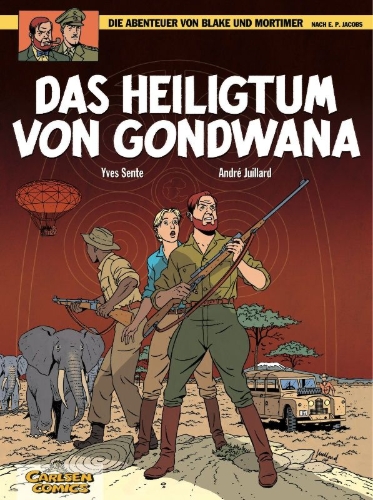 Buchcover und Innenansicht für das Buch: LE SANCTUAIRE DU GONDWANA