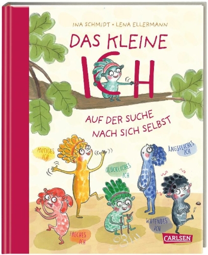 Buchcover und Innenansicht für das Buch: Das kleine Ich auf der Suche nach sich selbst