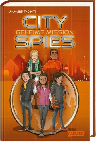 Buchcover und Innenansicht für das Buch: City of the Dead (City Spies Book 4)