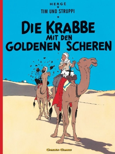 Buchcover und Innenansicht für das Buch: TINTIN: LE CRABE AUX PINCES D'OR                           