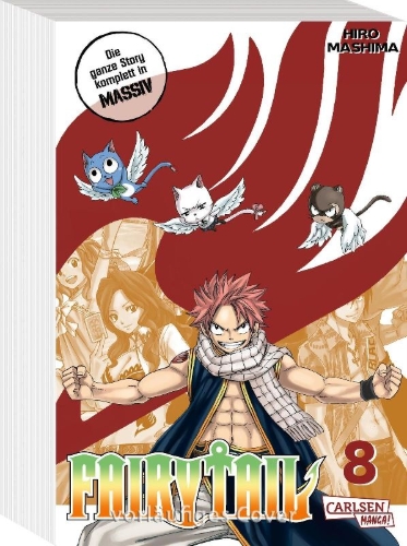 Buchcover und Innenansicht für das Buch: Fairy Tail