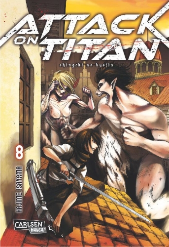 Buchcover und Innenansicht für das Buch: Shingeki no Kyojin