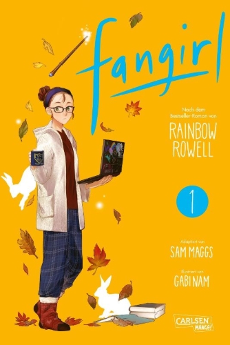 Buchcover und Innenansicht für das Buch: Fangirl: The Manga