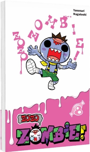 Buchcover und Innenansicht für das Buch: ZOZOZO ZOMBIE-KUN