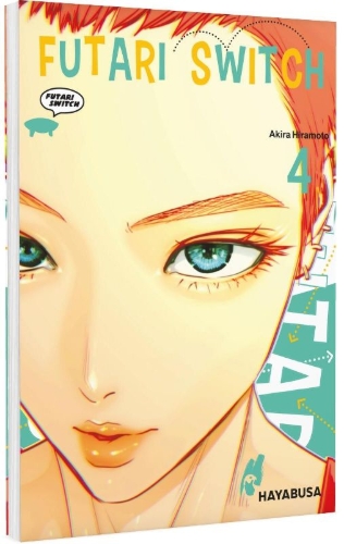 Buchcover und Innenansicht für das Buch: Futari Switch